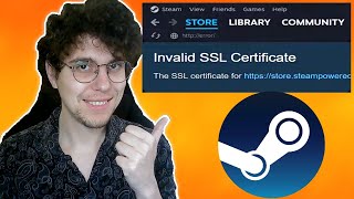 How To Fix Steam Invalid SSL Certificate [upl. by Chabot]