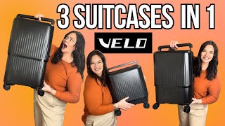 Luggage that grows as you travel VELO 3in1 Expandable Luggage [upl. by Derby]