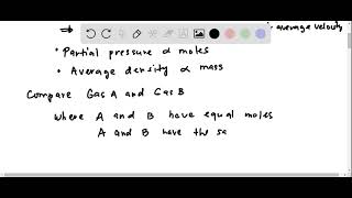 Exactly equal amounts in moles of gas A and gas B are combined in a 1 L container at room temperatur [upl. by Nahaj586]