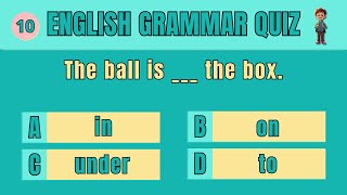 Can You Pass This Easy Grammar Quiz 20 Questions for Beginners [upl. by Esra]