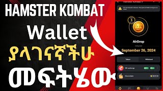 ሁላችንም ተሸውደናል  Hamster Kombat  wallet connect ያላደረጋችሁ [upl. by Amalburga]