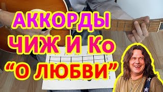 А НЕ СПЕТЬ ЛИ МНЕ ПЕСНЮ О ЛЮБВИ Аккорды 🎸 ЧИЖ и Ко ♪ Песни для гитары Гитарный Бой для начинающих [upl. by Haymo]