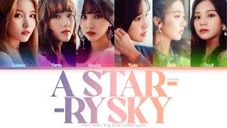 GFRIEND 여자친구 Starry Sky Color Coded Lyrics HanRomEng [upl. by Wilkie]