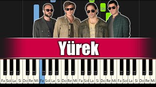 Duman  Yürek  Kolay Piyano [upl. by Anu]