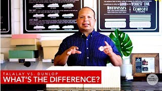 Talalay vs Dunlop Whats The Difference [upl. by Shig]