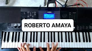 LOOR A TI MI DIOS  VOCEROS DE CRISTO EN TECLADO YAMAHA PSR E [upl. by Niveg]