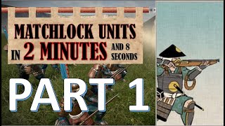 How To Use Matchlocks Part 1 A Quick Unit Guide  Total War Shogun 2 [upl. by Anairda]