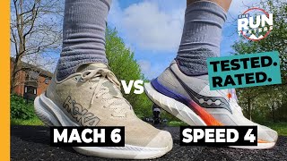 HOKA Mach 6 vs Saucony Endorphin Speed 4 Battle of the best running shoes for daily training [upl. by Russon]