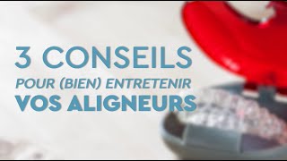 Gouttières dorthodontie  conseils entretien [upl. by Cuhp]