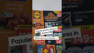 Top Grocery Stores in Sweden  Life in Sweden 🇸🇪🛒 [upl. by Asilad]