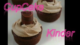 Recette CupCake Kinder Bueno  Rapide Facile amp Delicieux [upl. by Olleina]