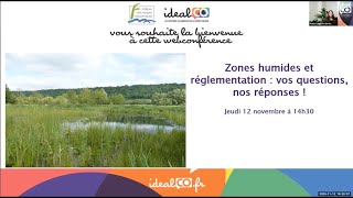 Zones humides et réglementation  vos questions nos réponses [upl. by Eciened]