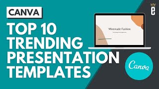 Canvas Top 10 Trending Presentation Templates [upl. by Cicily186]