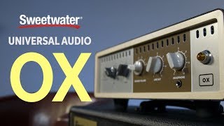 Universal Audio OX Reactive Amp Attenuator with Speaker Modeling Demo [upl. by Ydnic320]