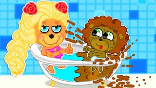 MrLion India  Save water  Cartoon for Kids [upl. by Kcirdorb890]