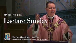 Liturgy of the Word  Laetare Sunday  March 10 2024  BROOKLYN ORATORY [upl. by Suivatal]