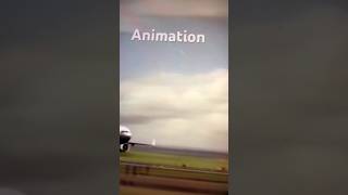 Fedex flight 80 animation vs real fedex80 [upl. by Bik]