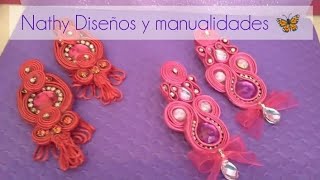 zarcillos estilo SOUTACHE [upl. by Weitman]