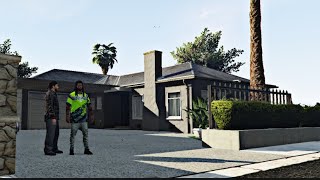 Delivering The Benz To A High End LA Suburb House Lets Go to Work GTA 5 Mods 4K [upl. by Alih]