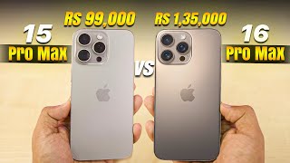 iPhone 16 Pro Max vs iPhone 15 Pro Max Comparison  Which one Should you Buy [upl. by Oicnerolf9]