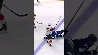 Davies hit on Hedman [upl. by Pincus]