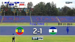 Ethiopia 21 Lesotho  Goals and Highlights  International Friendly Match 2 [upl. by Nuoras]