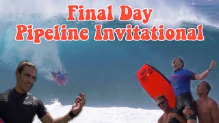 Travlog Final day PIPELINE BODYBOARDING INVITATIONAL [upl. by Drofnats]