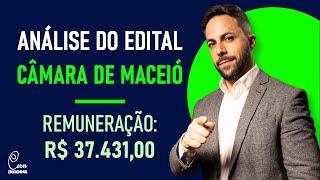 Análise do Edital do Concurso para Câmara de Maceió 2024 [upl. by Idmann400]