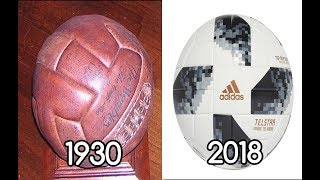 EVOLUCIÓN DE LOS BALONES ● MUNDIAL ● 1930  2018 [upl. by Norok305]