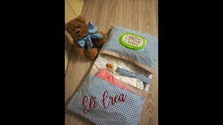 🍼🎀Porta Pannolini e salviette da borsa PER BAMBINI  tutorial passo passo [upl. by Enytnoel]