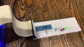 Raspberry pi LED python demonstration  Blinking LED [upl. by Revlys]