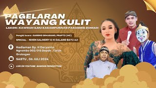 🔴LIVE WAYANG KULIT KI DALANG BAYU AJII  NIKEN SALINDRY  GARENG SEMARANG  NGROMBO 6 JULI 2024 [upl. by Norry969]