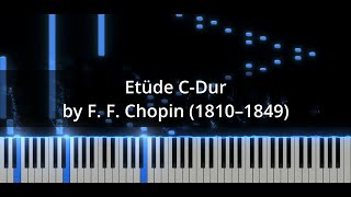 Chopin  Etüde C Dur  NVKpiano [upl. by Ahsimed]