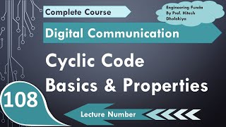 Cyclic Code Basics Properties amp Example Explained in Digital Communication by Engineering Funda [upl. by Suryt615]