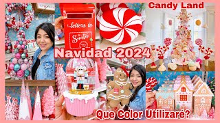 Nueva Decoración Navideña Candyland 🍬Que Color Utilizaré Christmas 2024 Michael’s [upl. by Lienet41]