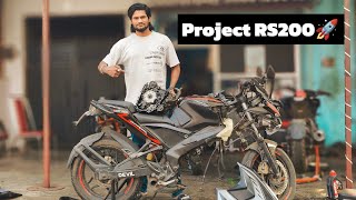 Finally Pulsar RS200 Ka Project Shuru ho gya🚀 [upl. by Nedry]