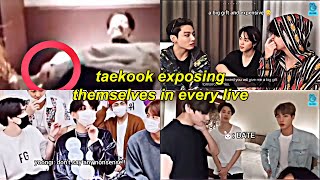 Jungkook and Taehyung exposing themselves in every live 🤦‍♀️‼ [upl. by Eleets]