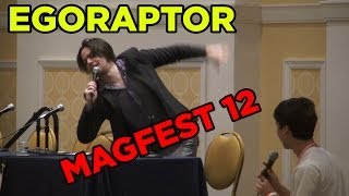 Egoraptor at MAGFest 12  2014 with subtitled questions [upl. by Meil]