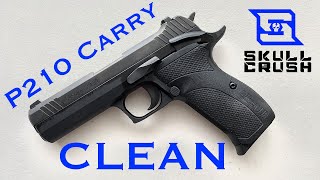 How to Clean the Sig Sauer P210 Carry  Gun Cleaning Tutorial [upl. by Nehr]