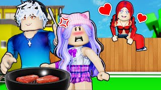 CREEPY Neighbor Has A CRUSH On My BOYFRIEND Roblox Brookhaven Rp [upl. by Bryna]