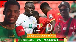 La réaction des sénégalais avant le match Sénégal Vs Malawi  quotAliou Cissé dina…quot [upl. by Leahcam]