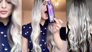 O TRUQUE DO SHAMPOO ROXO  Dica incrível para deixar o cabelo REALMENTE LOIRÍSSIMO [upl. by Dlareme]