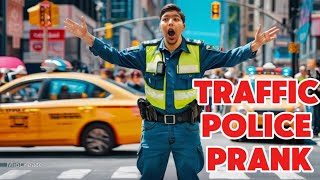 Traffic police prank on public  gone wrong chamat parr gya [upl. by Ferne]