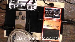 One Control Anodized Brown Distortion amp BOSS DS1X [upl. by Thurlow]