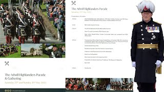 The Atholl Highlanders Parade 2024 [upl. by Niknar]