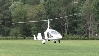 Gyrocoptair AutoGyro Cavalon takeoff at Airfield Nötsch  DMCAV [upl. by Anedal498]