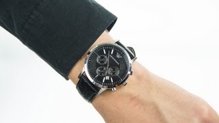 Armani Chronograph Strap Watch AR2447 [upl. by Yseulte214]