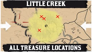 ALL Little Creek All Treasure Location [upl. by Nebra]