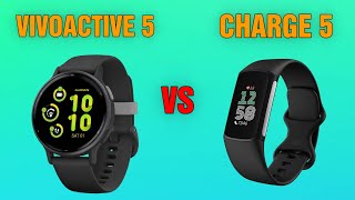 Garmin Vivoactive 5 vs Fitbit Charge 6  Full Specs Compare Smartwatches [upl. by Adnal]