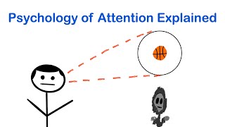 Psychology of Attention Explained  Selective Attention Inattentional Blindness amp Change Blindness [upl. by Ailedo]